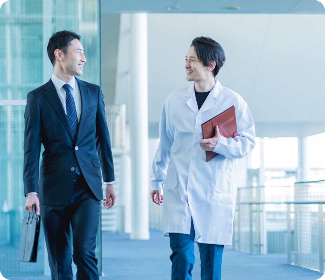 医師との“つながり”を大切にしています。